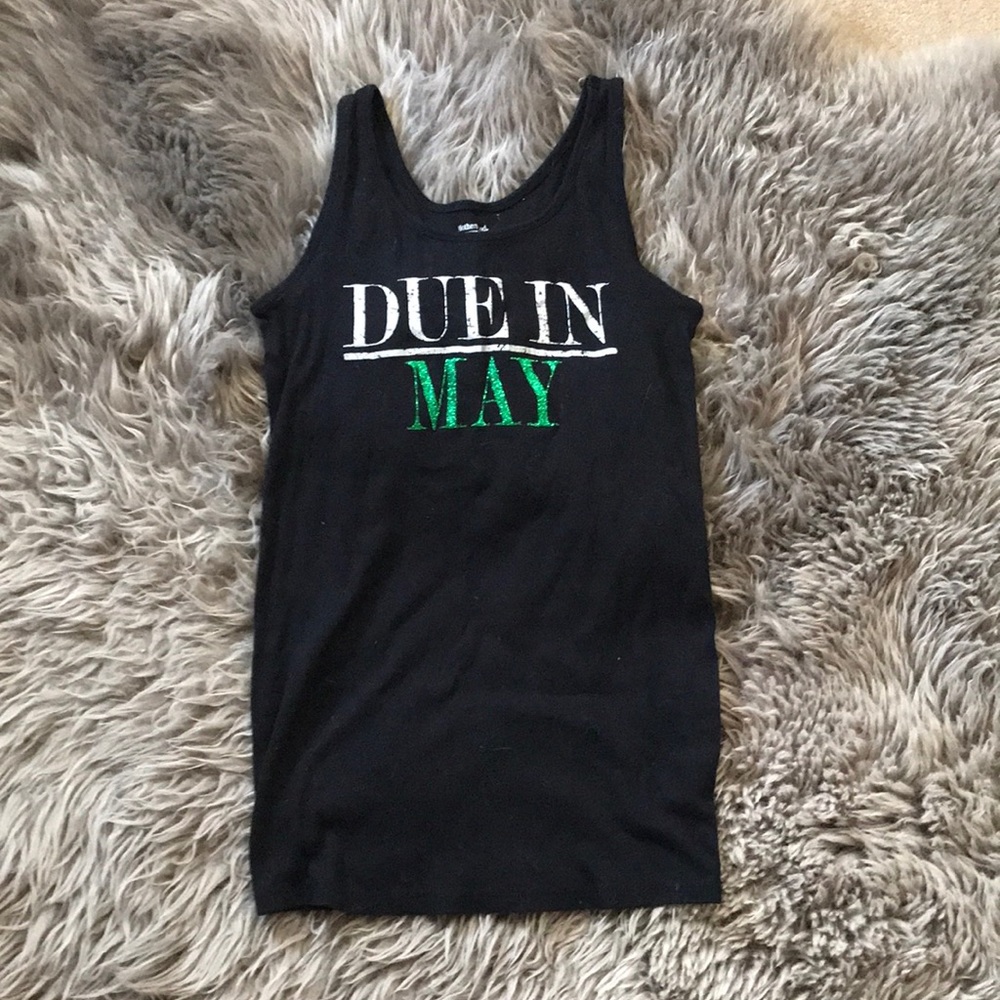 Never worn due in may maternity tank top
